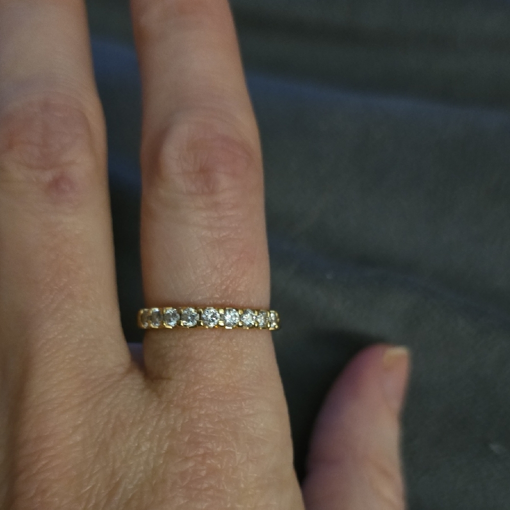 1/2 CT. TDW 14Kt. Yellow Gold Band Size 7 KAY'S NATURAL DIAMONDS